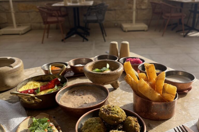 Egyptian Breakfast by the Pyramids